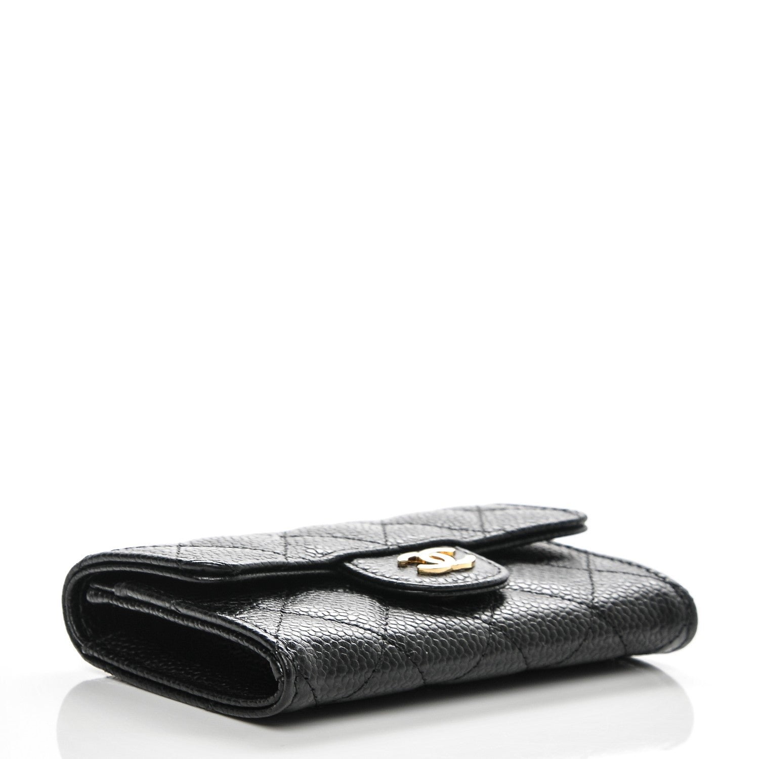 Chanel Caviar Quilted Flap Card Holder Black 4 of 7