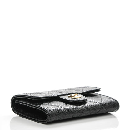 Chanel Caviar Quilted Flap Card Holder Black 4 of 7