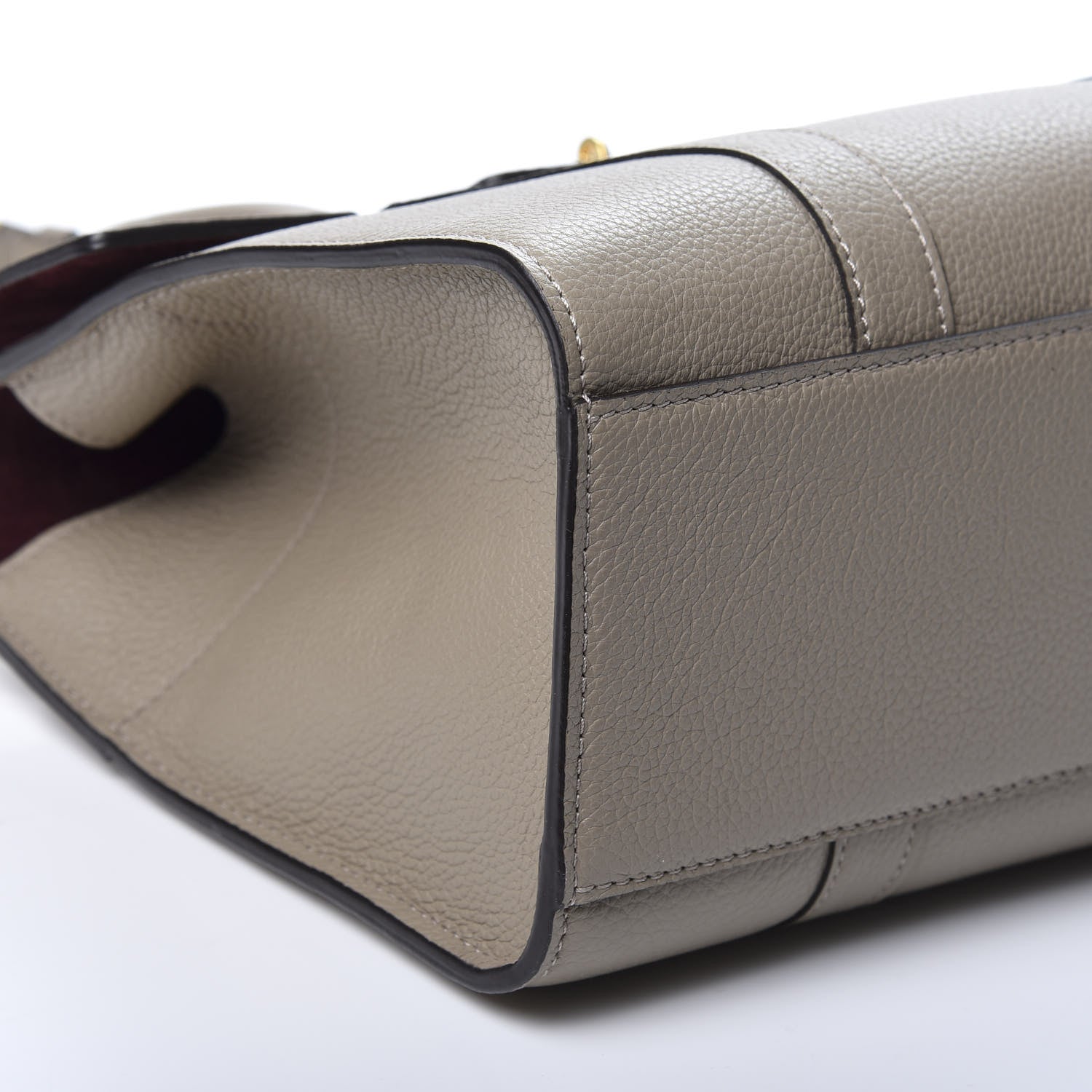 Mulberry Classic Grain Calfskin Small Bayswater Solid Grey 5 of 9