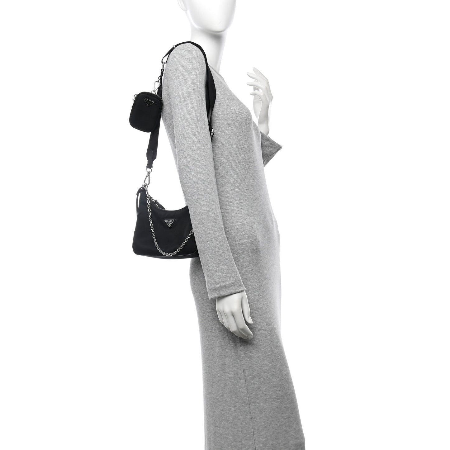 Nylon Re-Edition 2005 Shoulder Bag Black