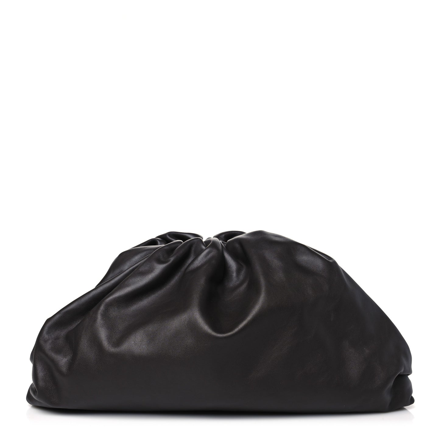 Smooth Butter Calf The Pouch Oversized Clutch Fondant