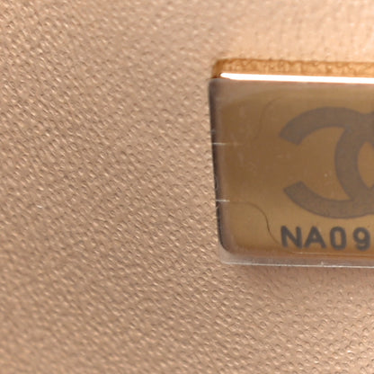 Chanel Caviar Quilted Medium Double Flap Beige 6 of 11