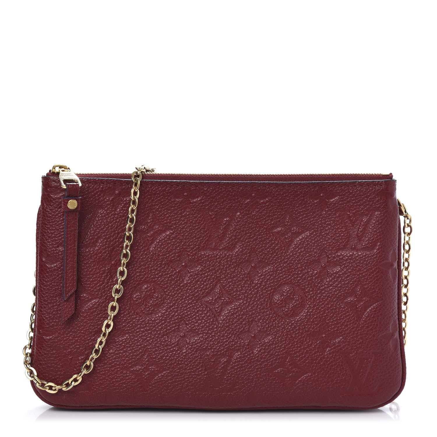 Louis Vuitton Empreinte Double Zip Pochette Cherry Berry 1 of 10
