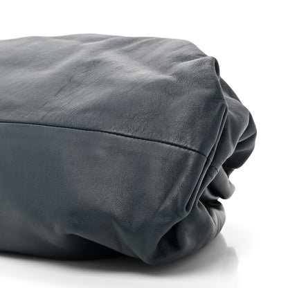 Bottega Veneta Smooth Butter Calf The Pouch Oversized Clutch Deep Blue 9 of 10