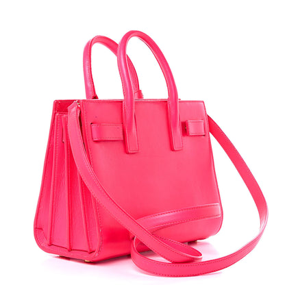 Saint Laurent Calfskin Nano Sac De Jour Fluo Pink 3 of 20