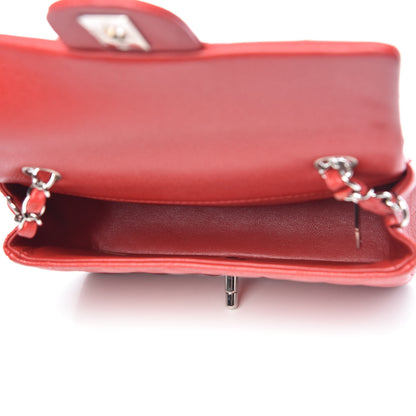 Chanel Caviar Quilted Mini Rectangular Flap Red 5 of 10