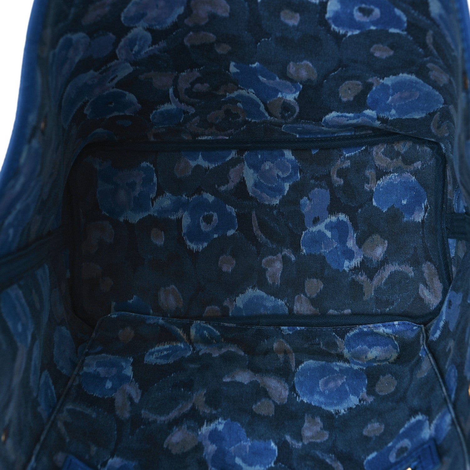 Louis Vuitton Monogram Articles de Voyage Ikat Neverfull MM Grand Blue 5 of 8