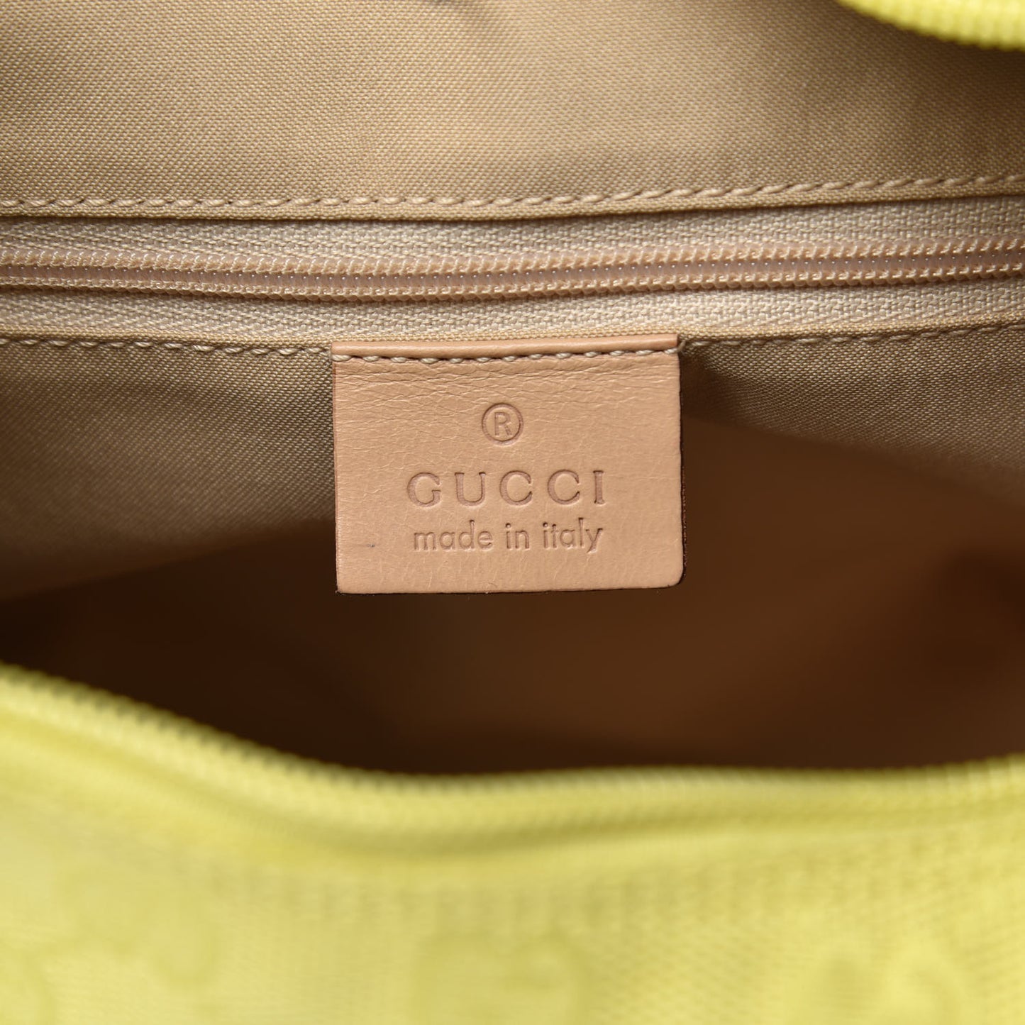 Nylon Monogram Small Hobo Yellow