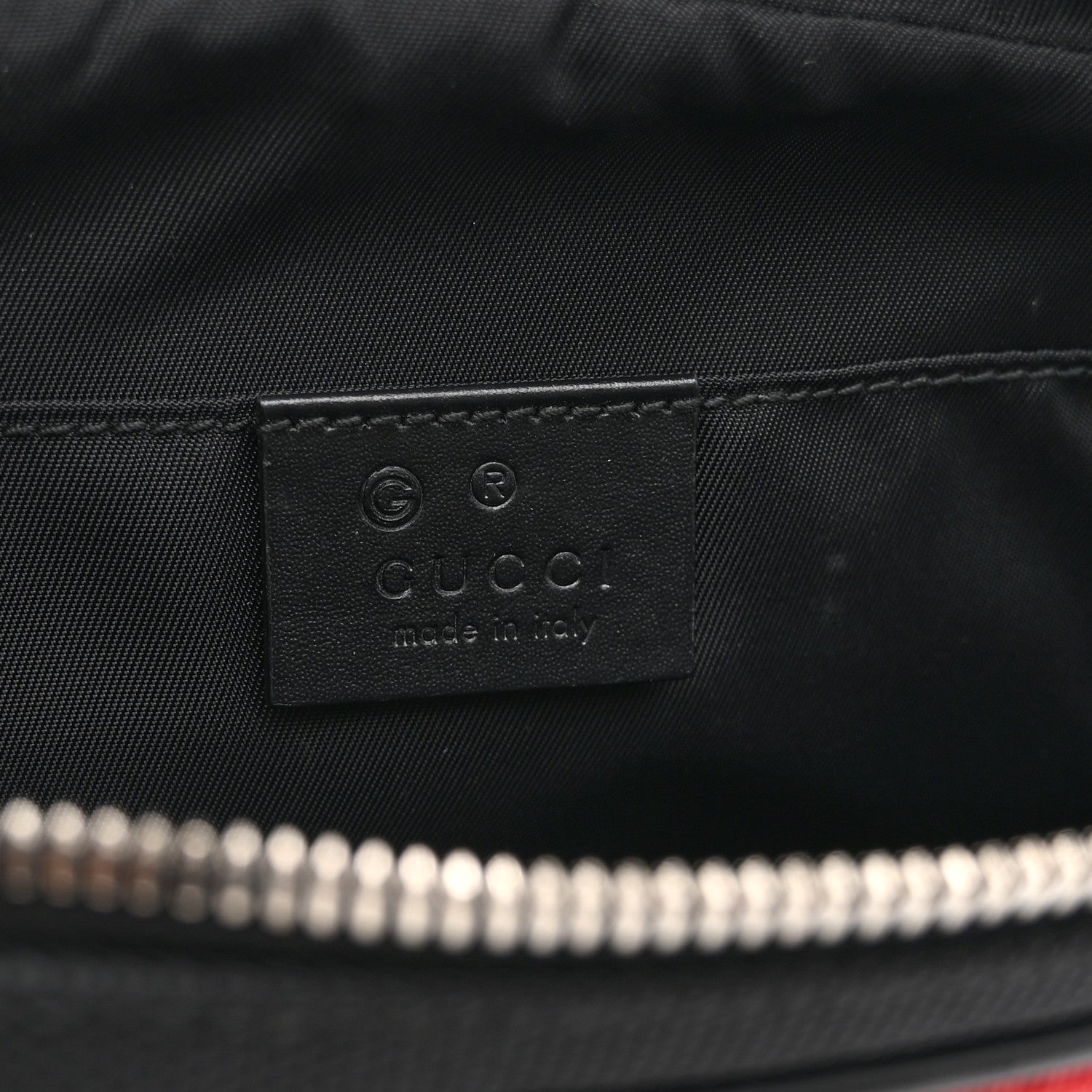 Gucci Canvas Web Slim Belt Bag Black 6 of 11