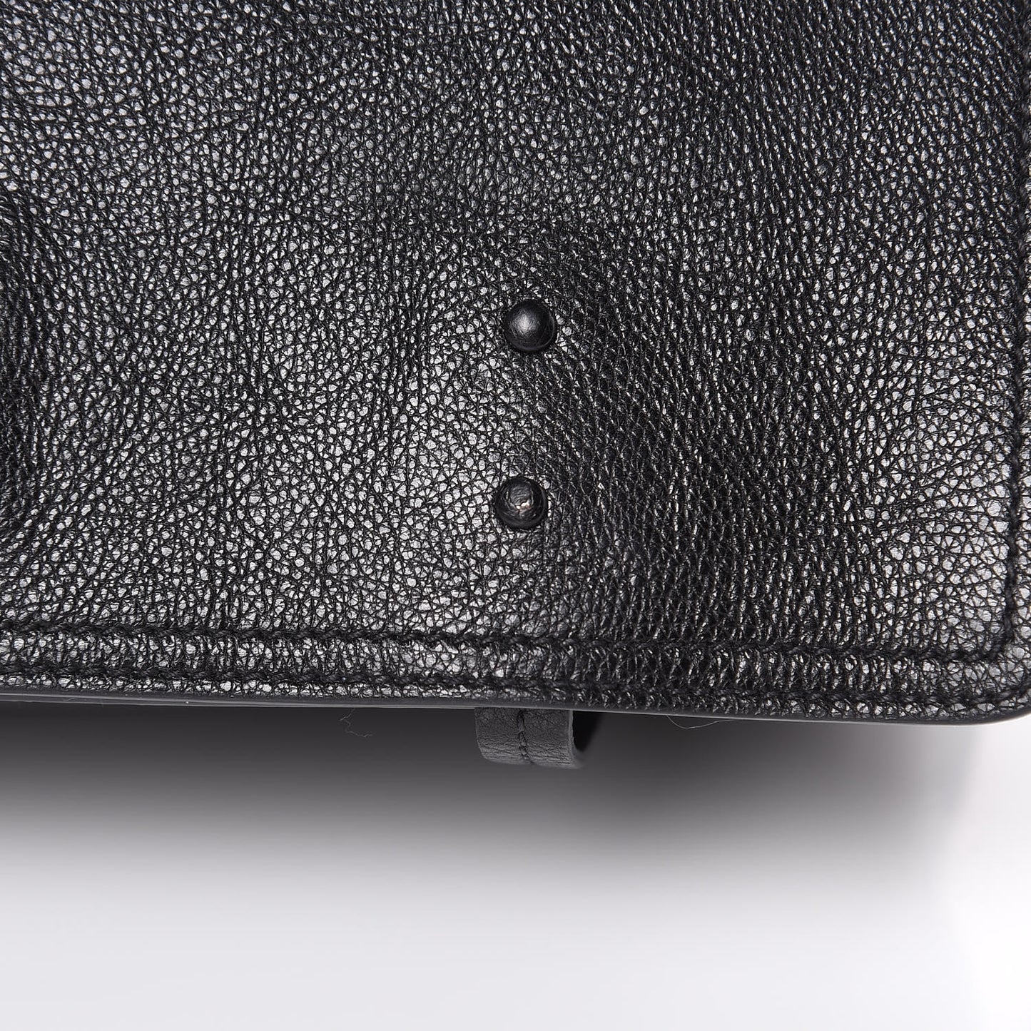 Glace Calf Etiquette Flap Black Astrale