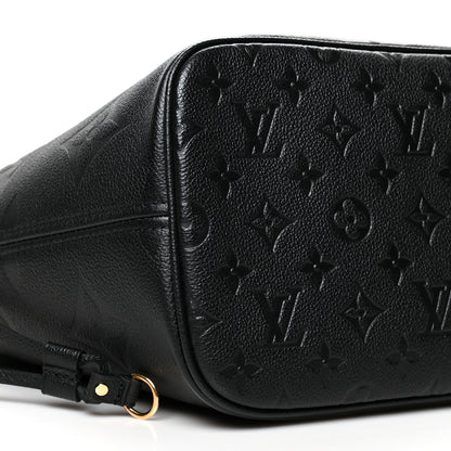 Louis Vuitton Empreinte Monogram Giant Neverfull MM Black 10 of 11