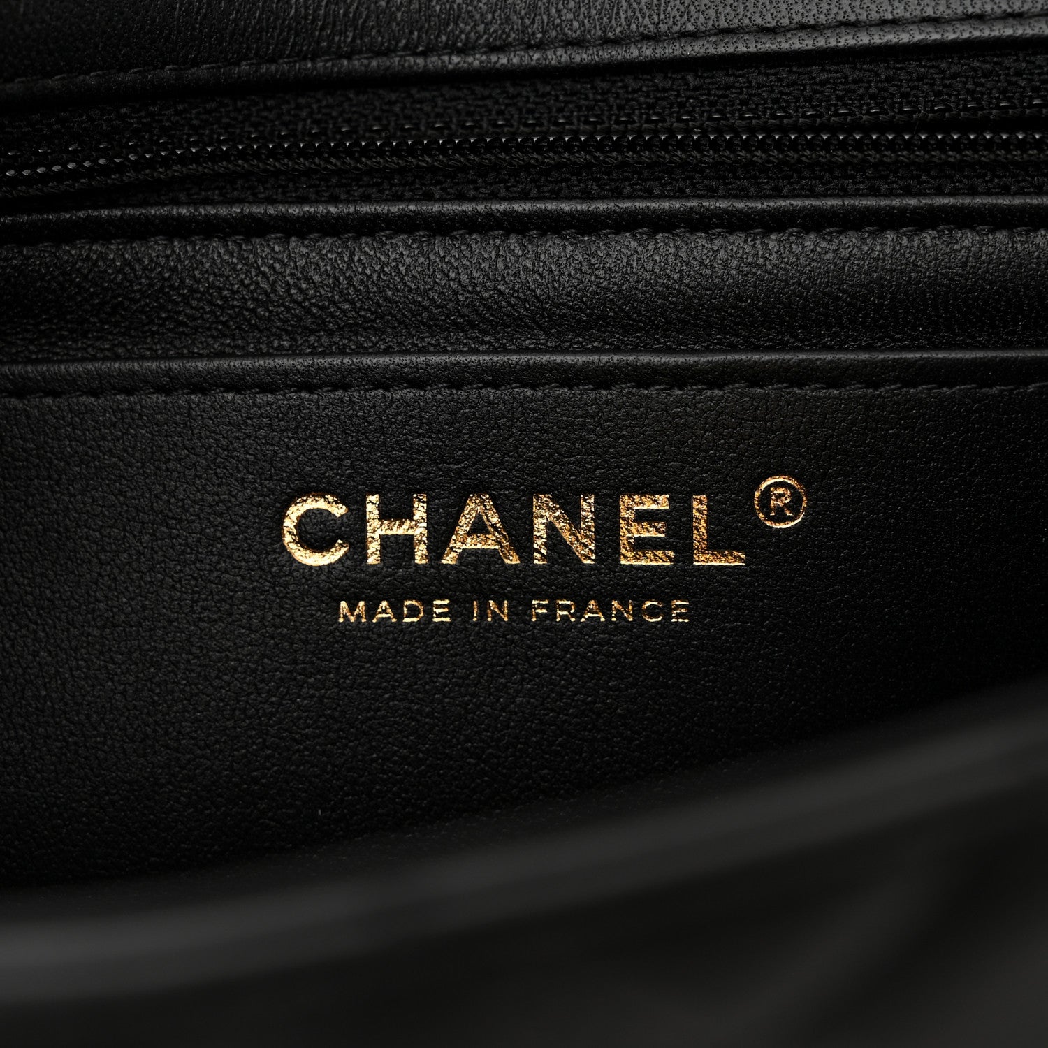 Chanel Lambskin Quilted Mini Rectangular Flap Black 6 of 11