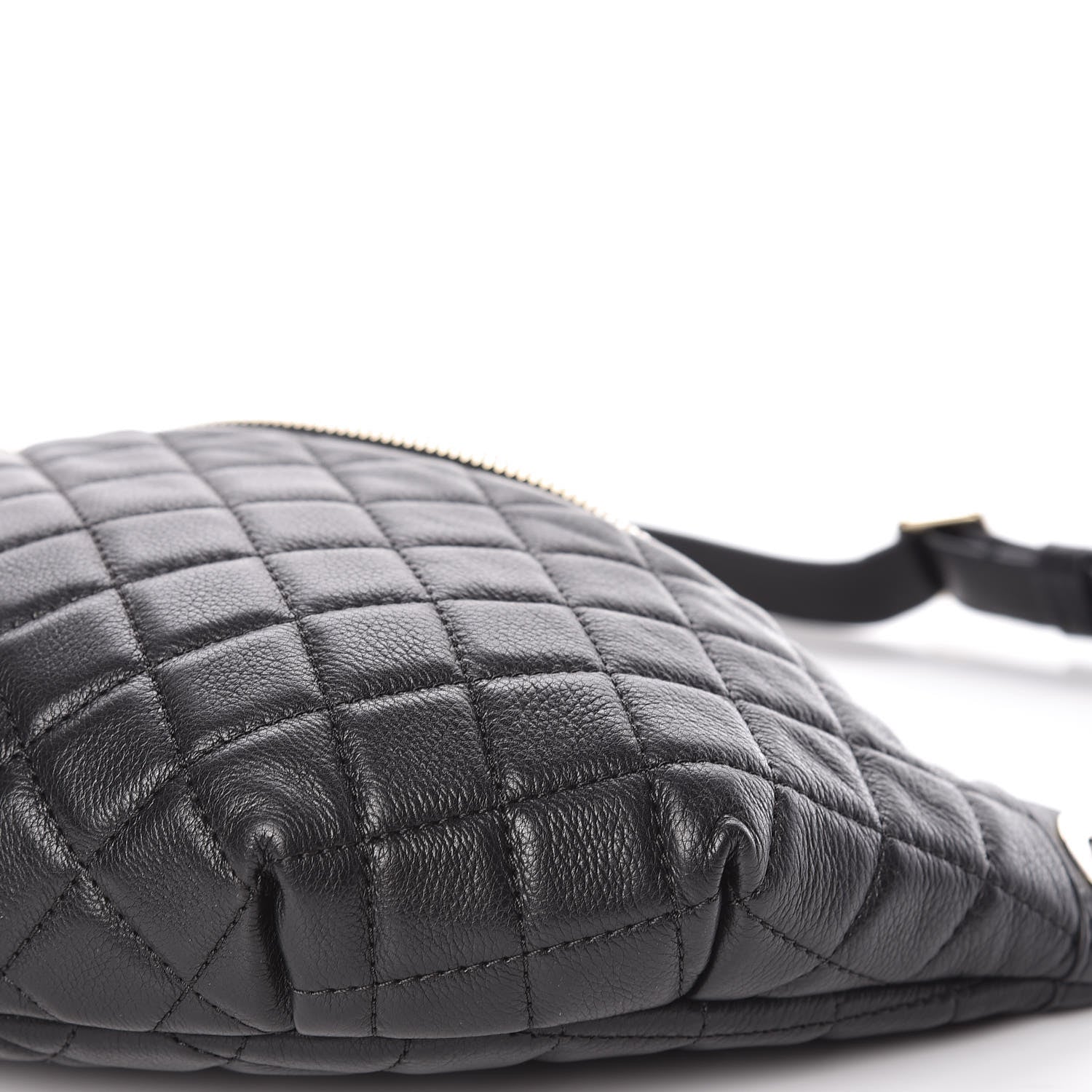 Chanel Calfskin Quilted Belt Me Up Waist Bag Black 9 of 11