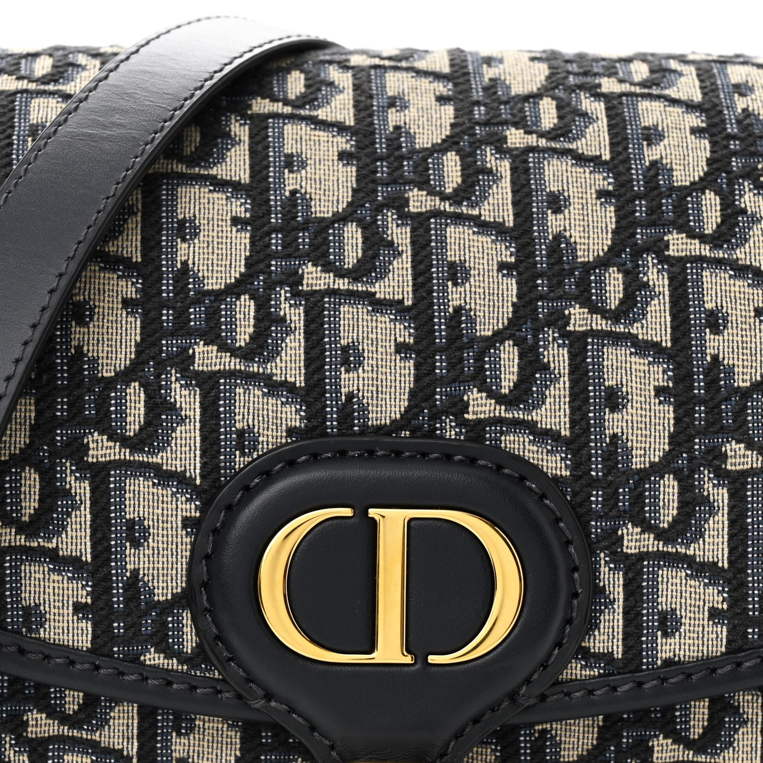 Christian Dior Oblique Medium Bobby Flap Blue 7 of 10