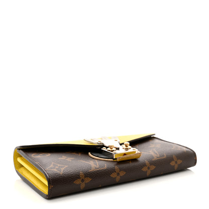 Louis Vuitton Monogram Tribal Mask Sarah Wallet Yellow 4 of 10