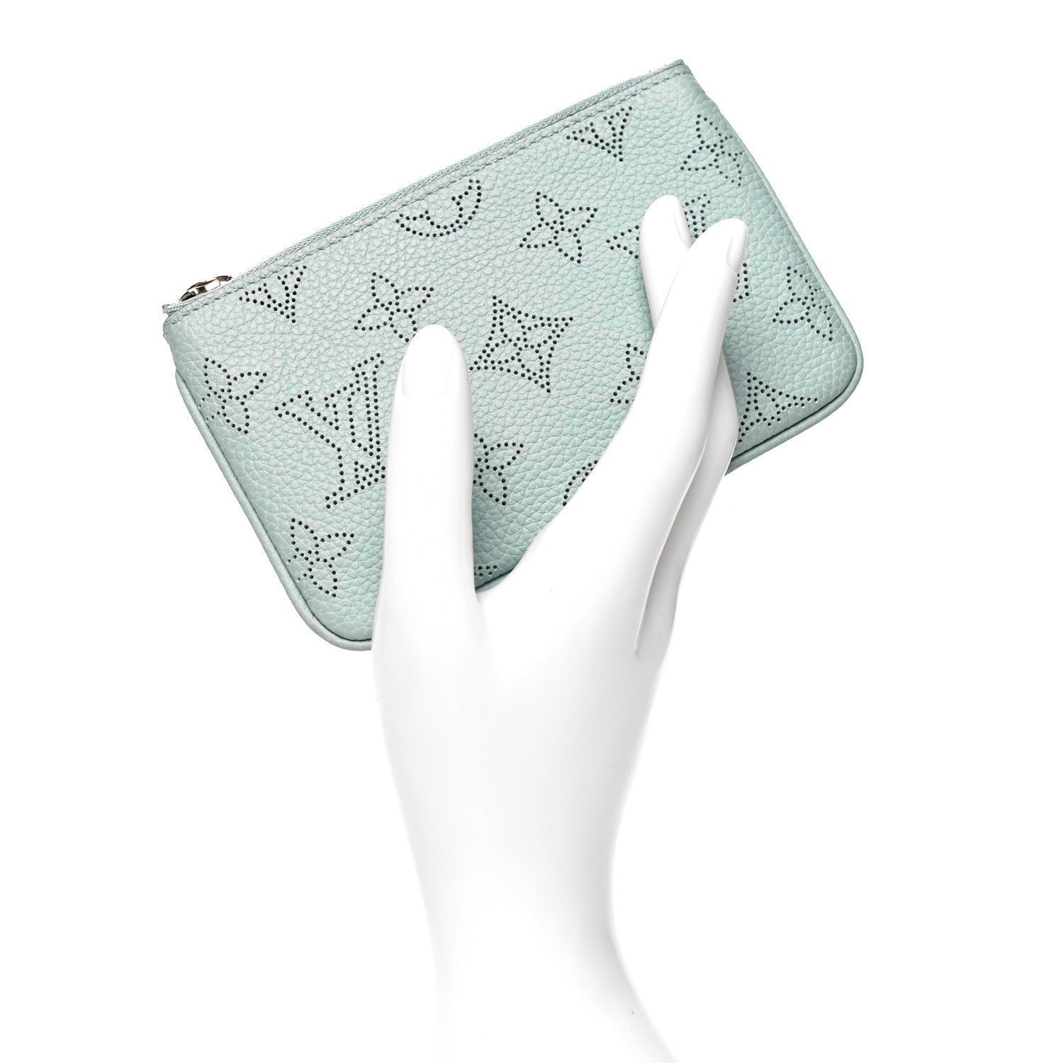 Louis Vuitton Mahina Key Pouch Vert Lagon 2 of 8
