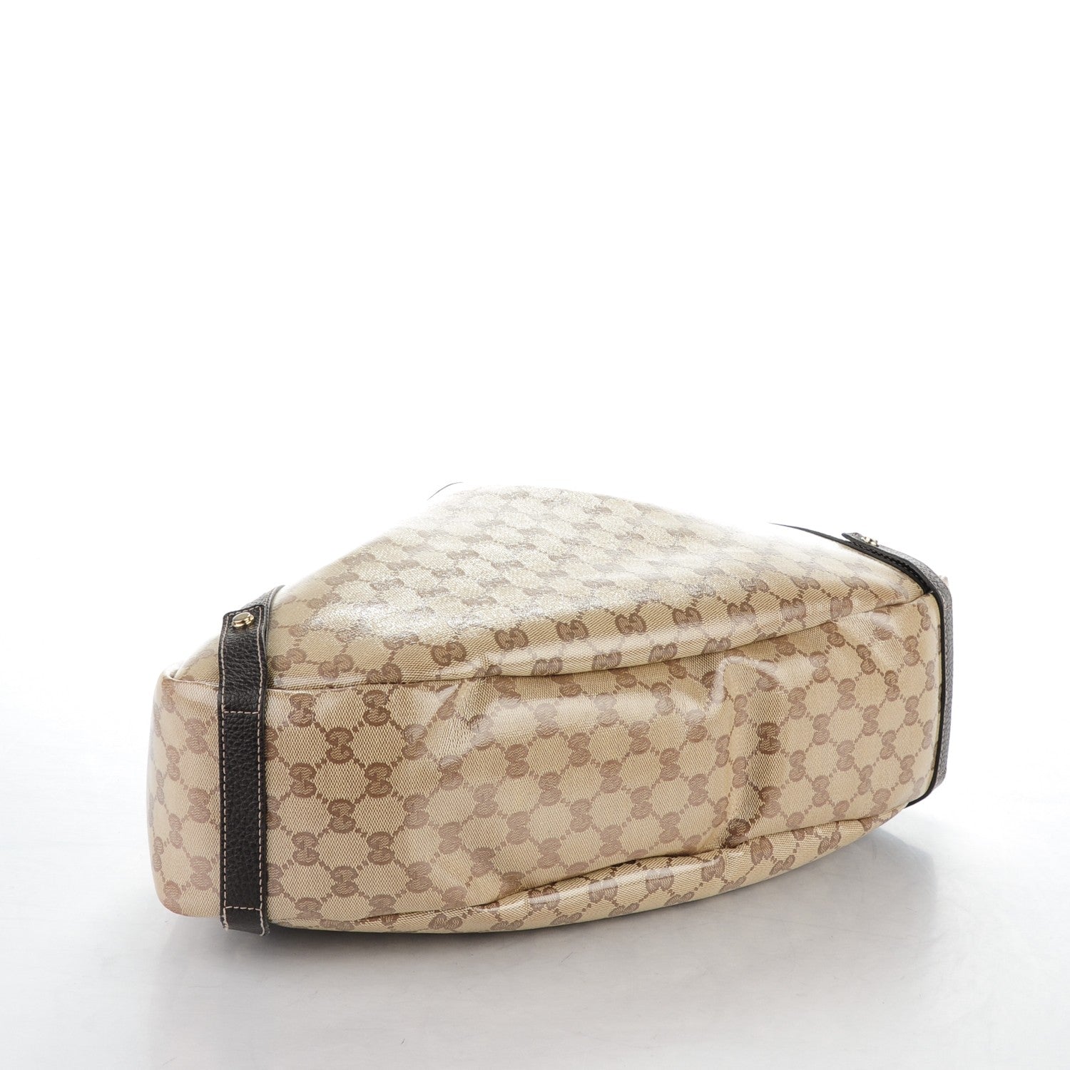 Gucci Crystal Monogram Medium Abbey Shoulder Bag Dark Brown 4 of 7