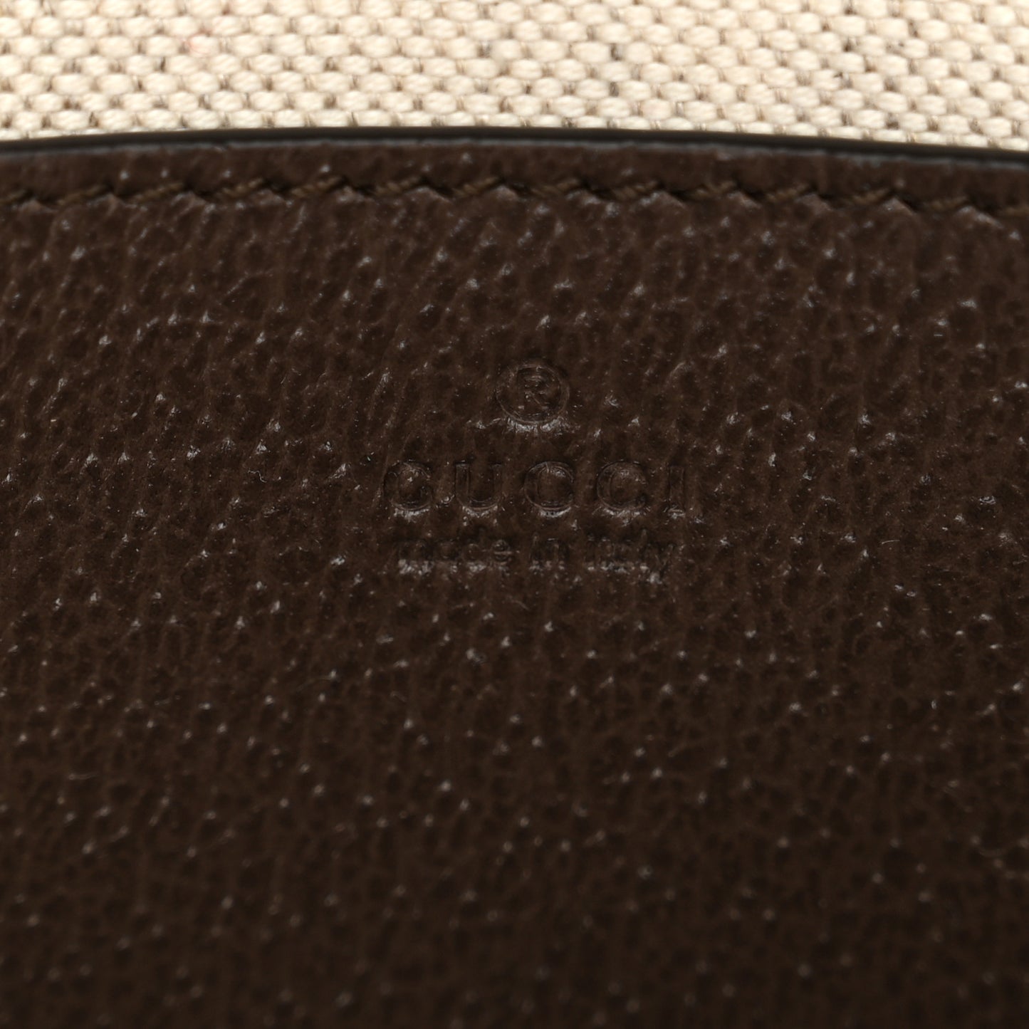 GG Supreme Monogram Textured Dollar Calfskin Web Mini Ophidia Envelope Shoulder Bag Beige Ebony