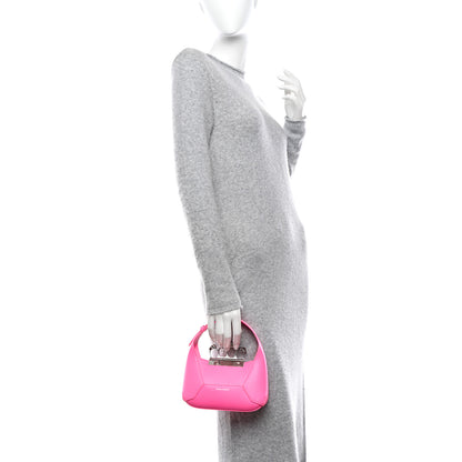 Alexander McQueen ALEXANDER MCQUEEN Calfskin Mini The Jeweled Hobo Pink 2 of 10