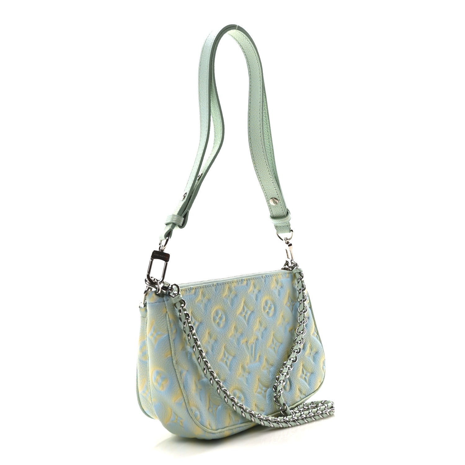 Louis Vuitton Empreinte Monogram Summer Stardust Multi Pochette Accessories Water Green 3 of 9