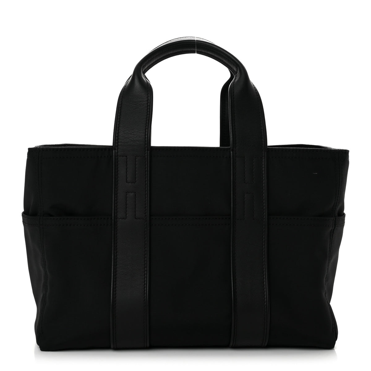 Hermes Nylon Acapulco Vassus Tote Black 1 of 14