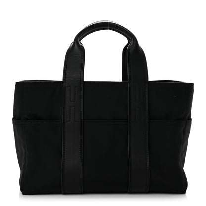 Hermes Nylon Acapulco Vassus Tote Black 1 of 14