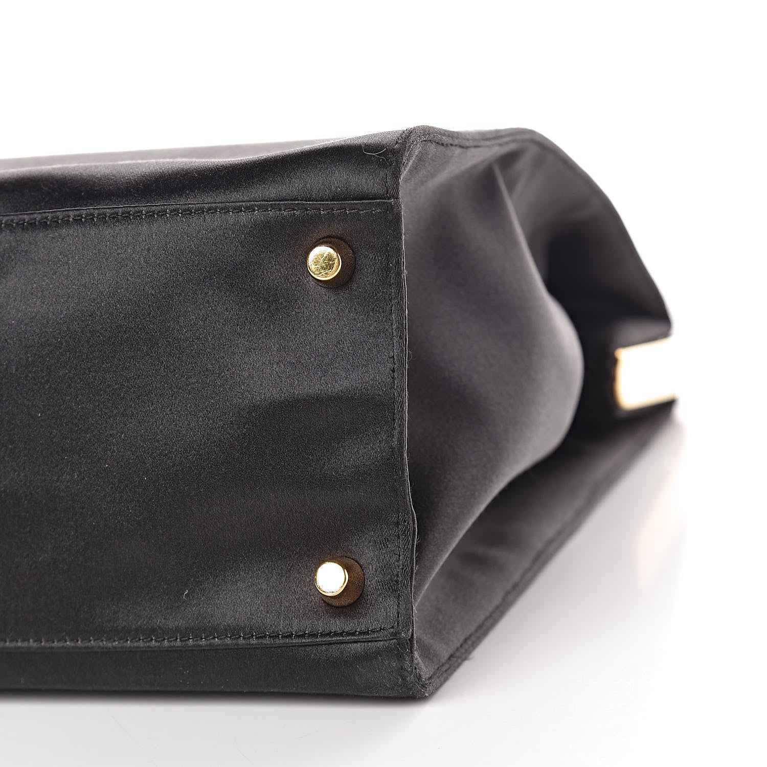 Prada Satin Framed Bag Black 10 of 12