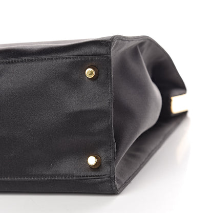 Prada Satin Framed Bag Black 10 of 12