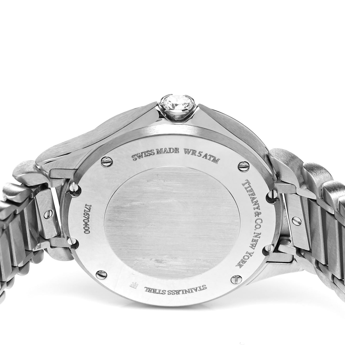 Stainless Steel Diamond Bezel 28mm Metro 2-Hand Quartz Watch