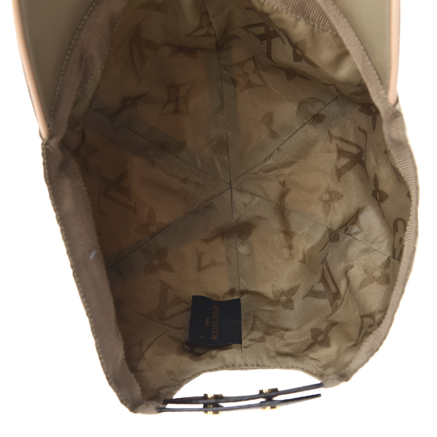 Louis Vuitton Monogram Polyester Silk LV Get Ready Cap M Beige 6 of 6
