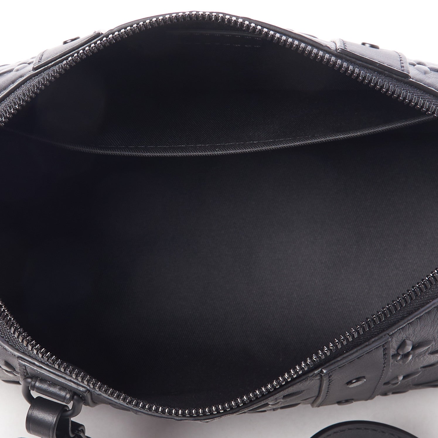 Louis Vuitton Monogram Seal City Keepall Black 4 of 7