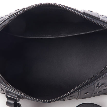 Louis Vuitton Monogram Seal City Keepall Black 4 of 7