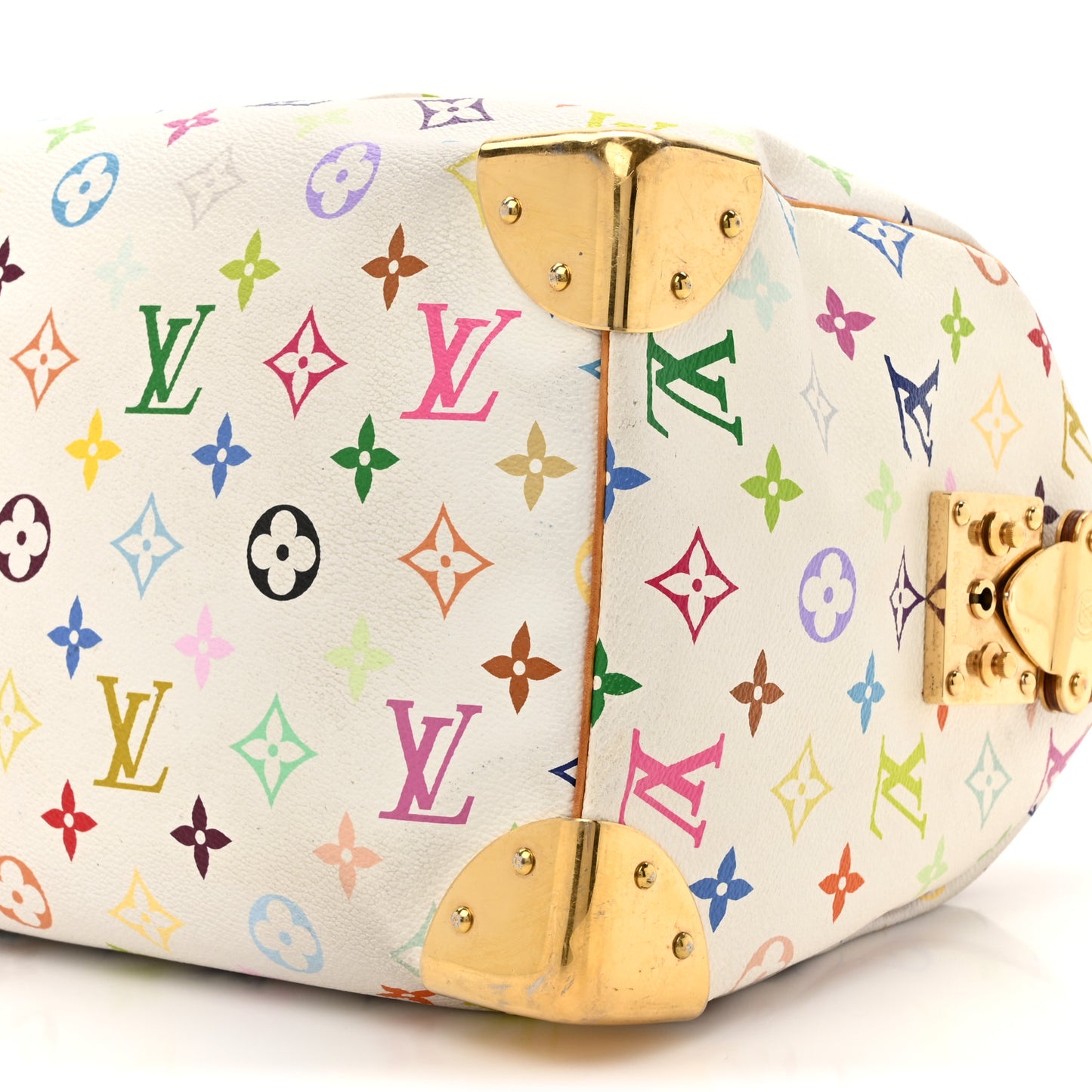Monogram Multicolor Speedy 30 White