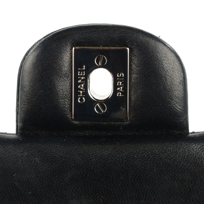 Chanel Lambskin Quilted Medium Double Flap Black 5 of 8