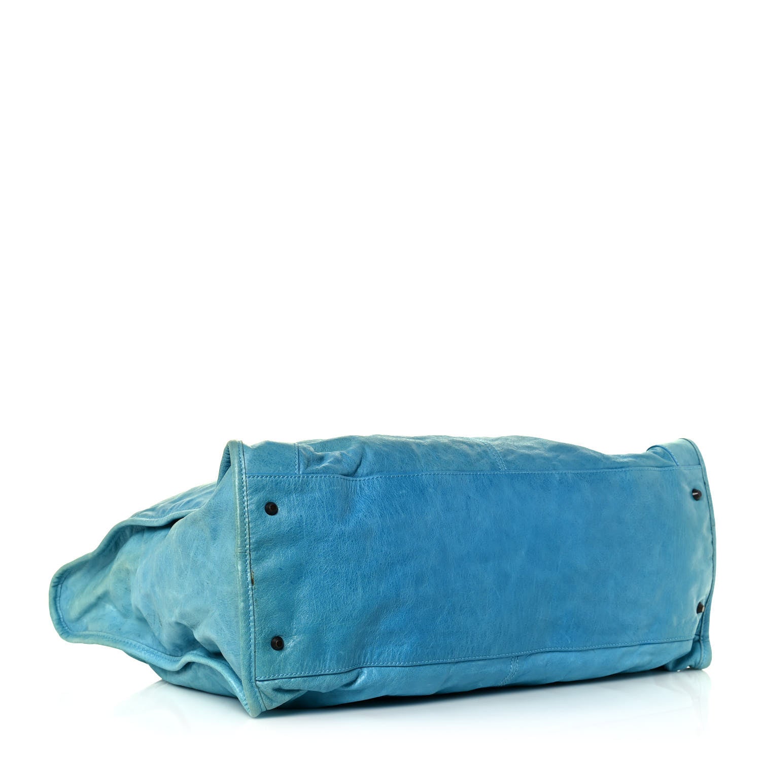 Balenciaga Agneau Classic Hardware Weekender Sky Blue 4 of 24