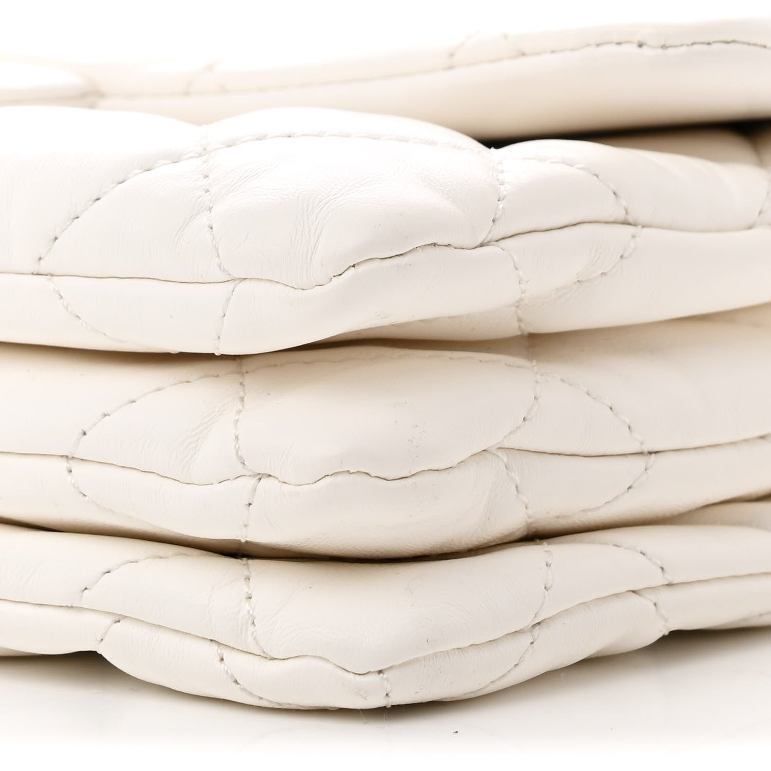 Chanel Lambskin Quilted Small Pillow Crush Flap White 9 of 10