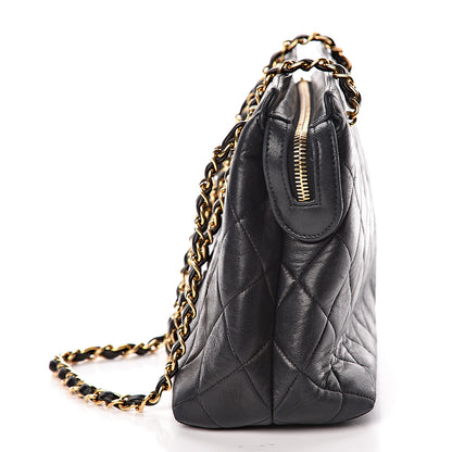 Chanel Lambskin Quilted Shoulder Bag Black 13 of 13