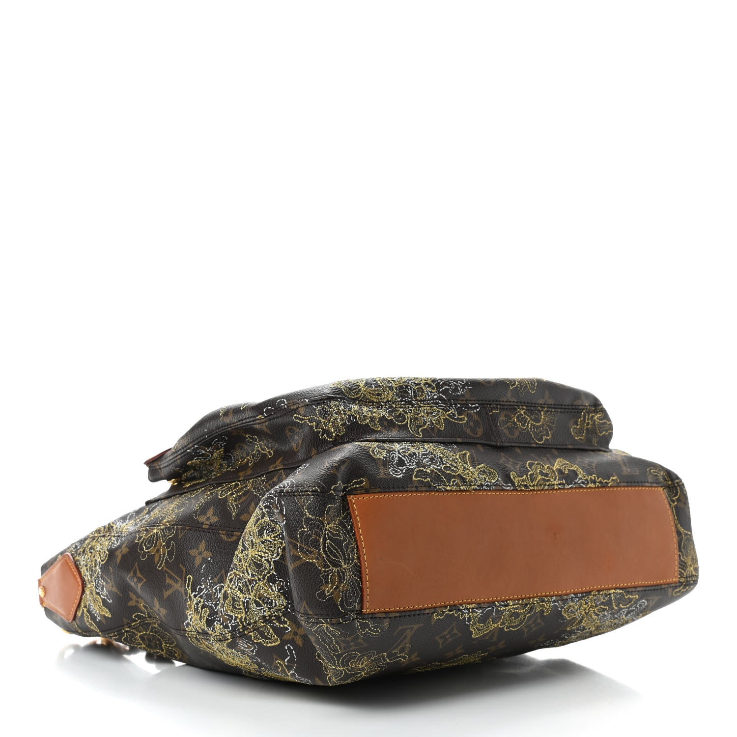 Louis Vuitton Monogram Dentelle Fersen Gold 4 of 8