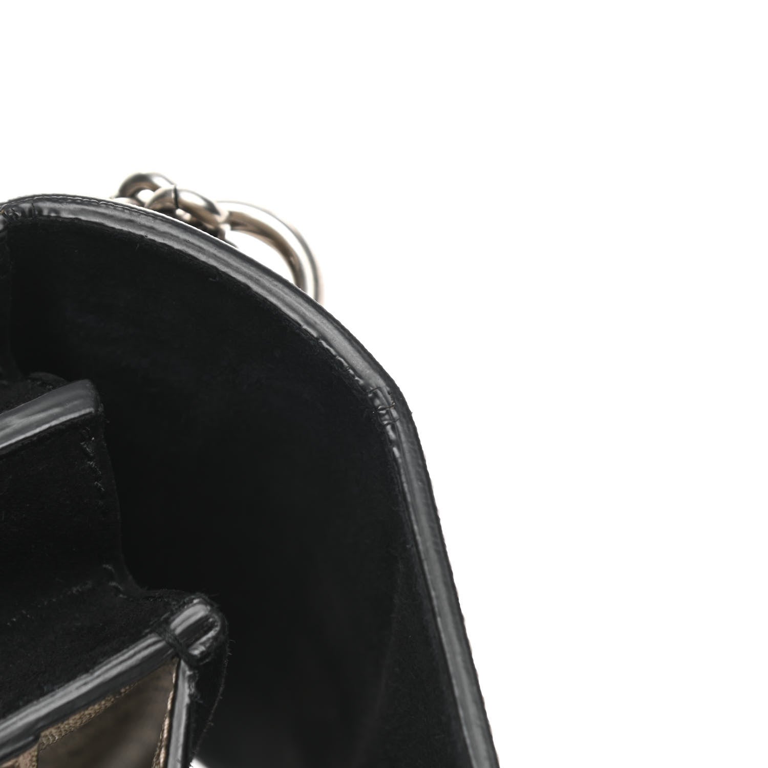 Gucci GG Supreme Monogram Medium Dionysus Shoulder Bag Black 17 of 18
