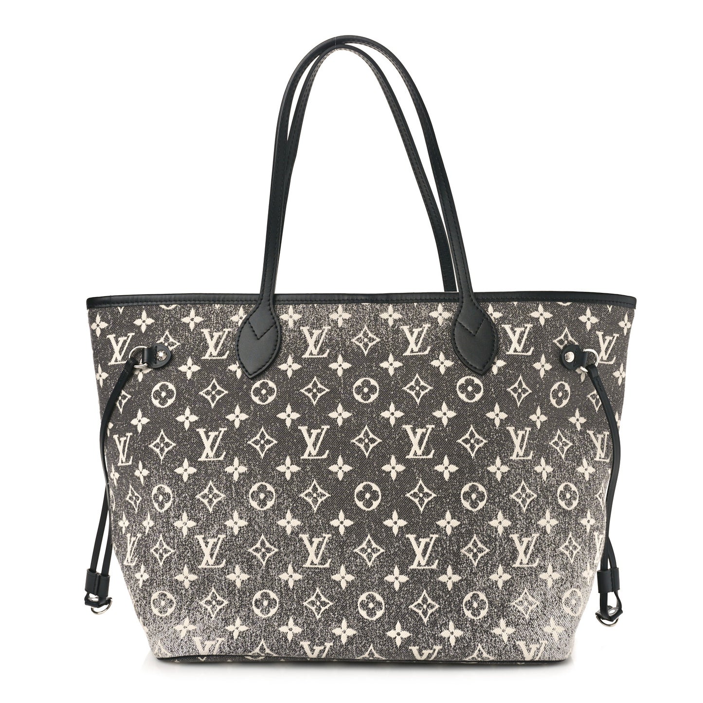 LOUIS VUITTON Denim Monogram Jacquard Neverfull MM Grey