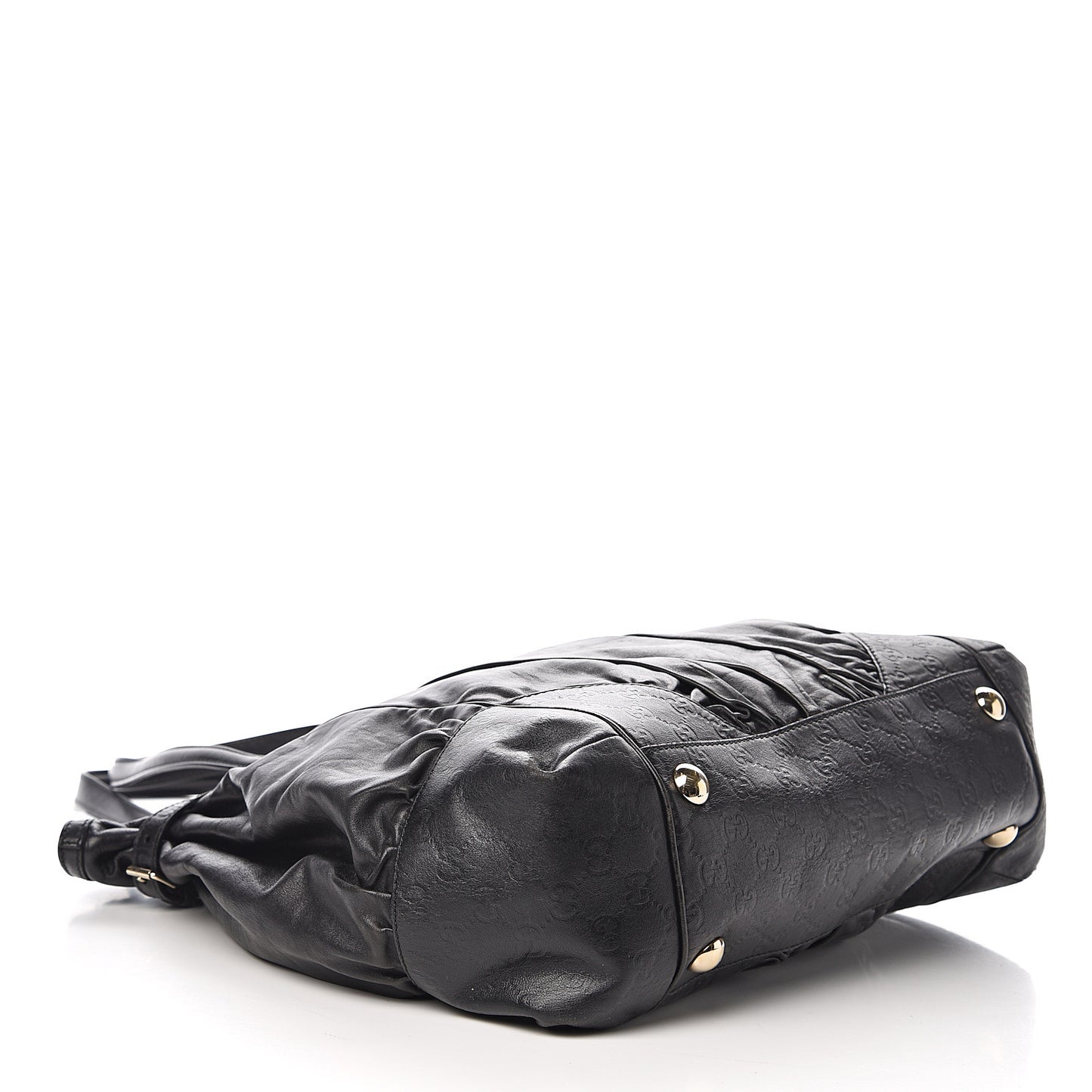 Calfskin Guccissima Full Moon Tote Black
