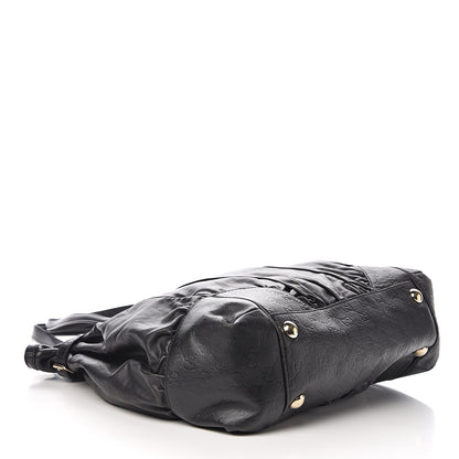 Gucci Calfskin Guccissima Full Moon Tote Black 3 of 11