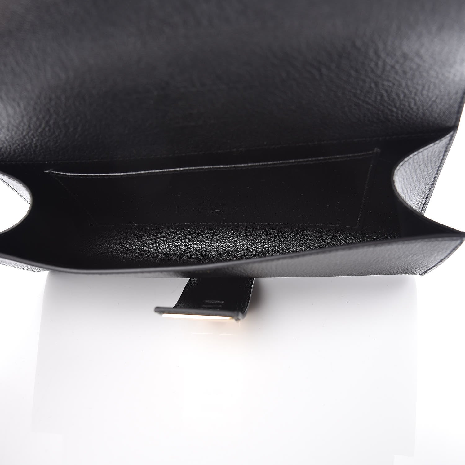 Hermes Chevre Mysore Medor 23 Clutch Black 5 of 9