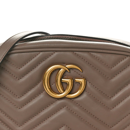 Gucci Calfskin Matelasse Small GG Marmont Chain Shoulder Bag Porcelain Rose 8 of 10