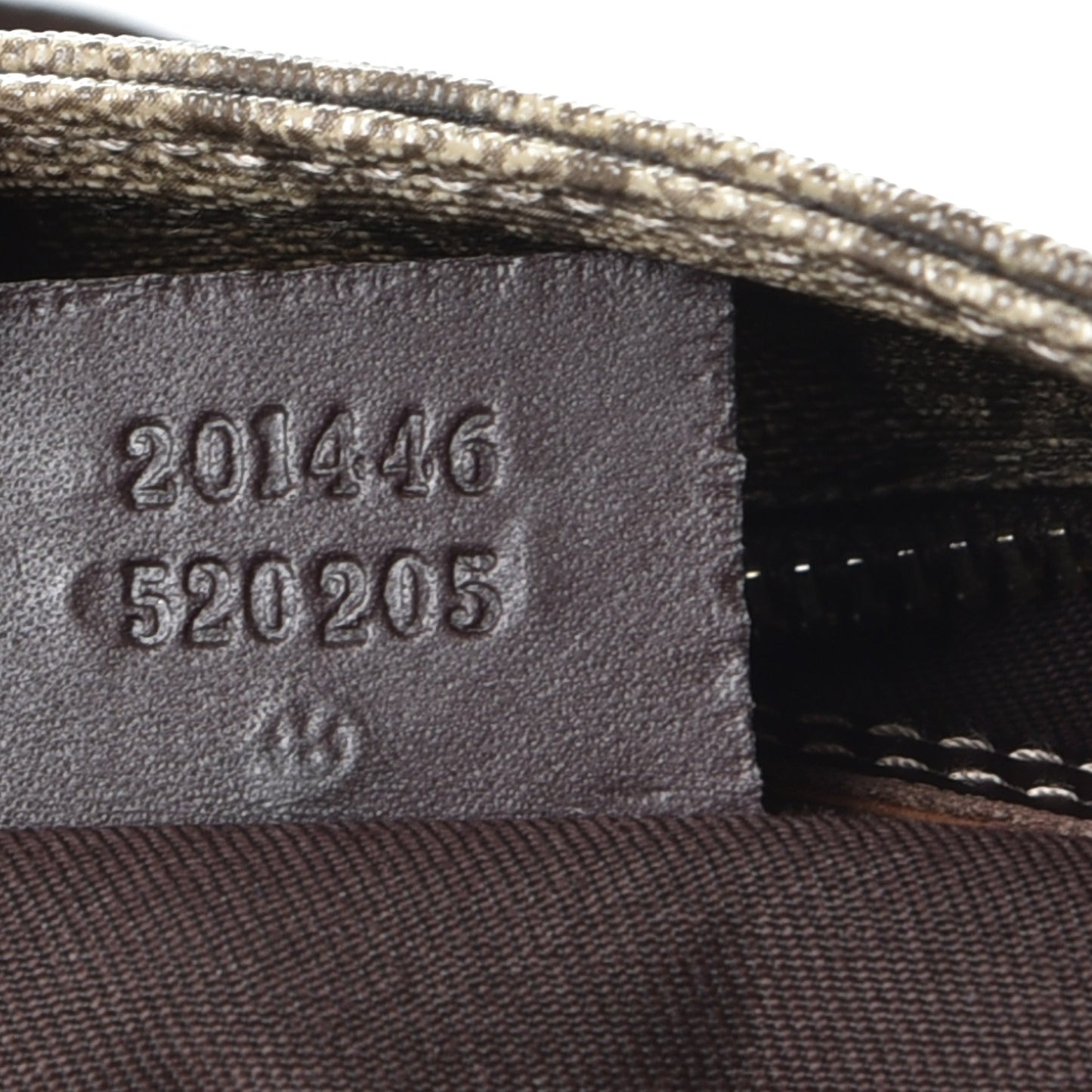 GG Supreme Monogram Medium Flat Messenger Bag Dark Brown