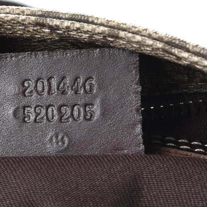 Gucci GG Supreme Monogram Medium Flat Messenger Bag Dark Brown 7 of 7