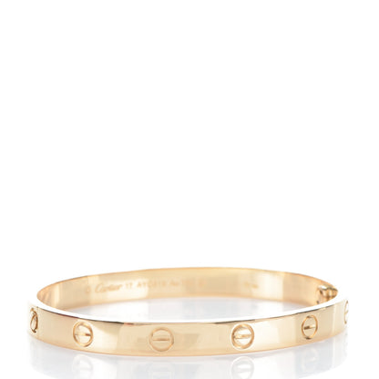 Cartier 18K Yellow Gold LOVE Bracelet 17 3 of 6