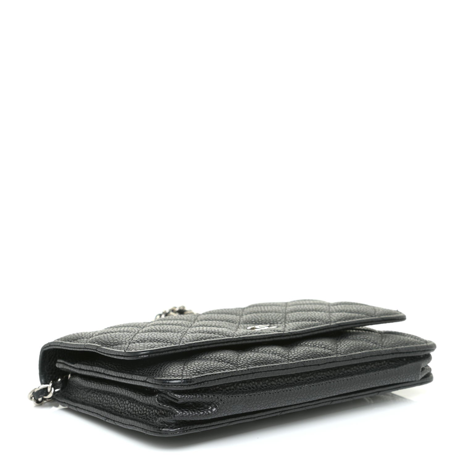 Chanel Caviar Quilted Wallet On Chain WOC Black 4 of 16
