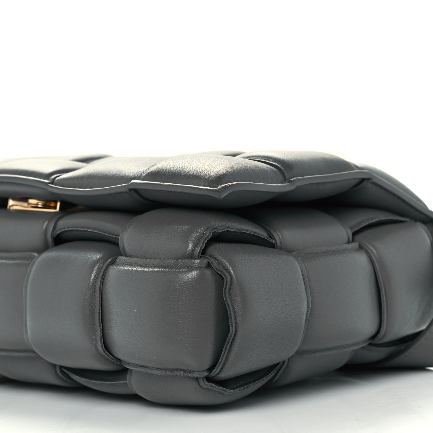 Bottega Veneta Nappa Maxi Intreccio Padded Cassette Crossbody Bag Thunder 12 of 12