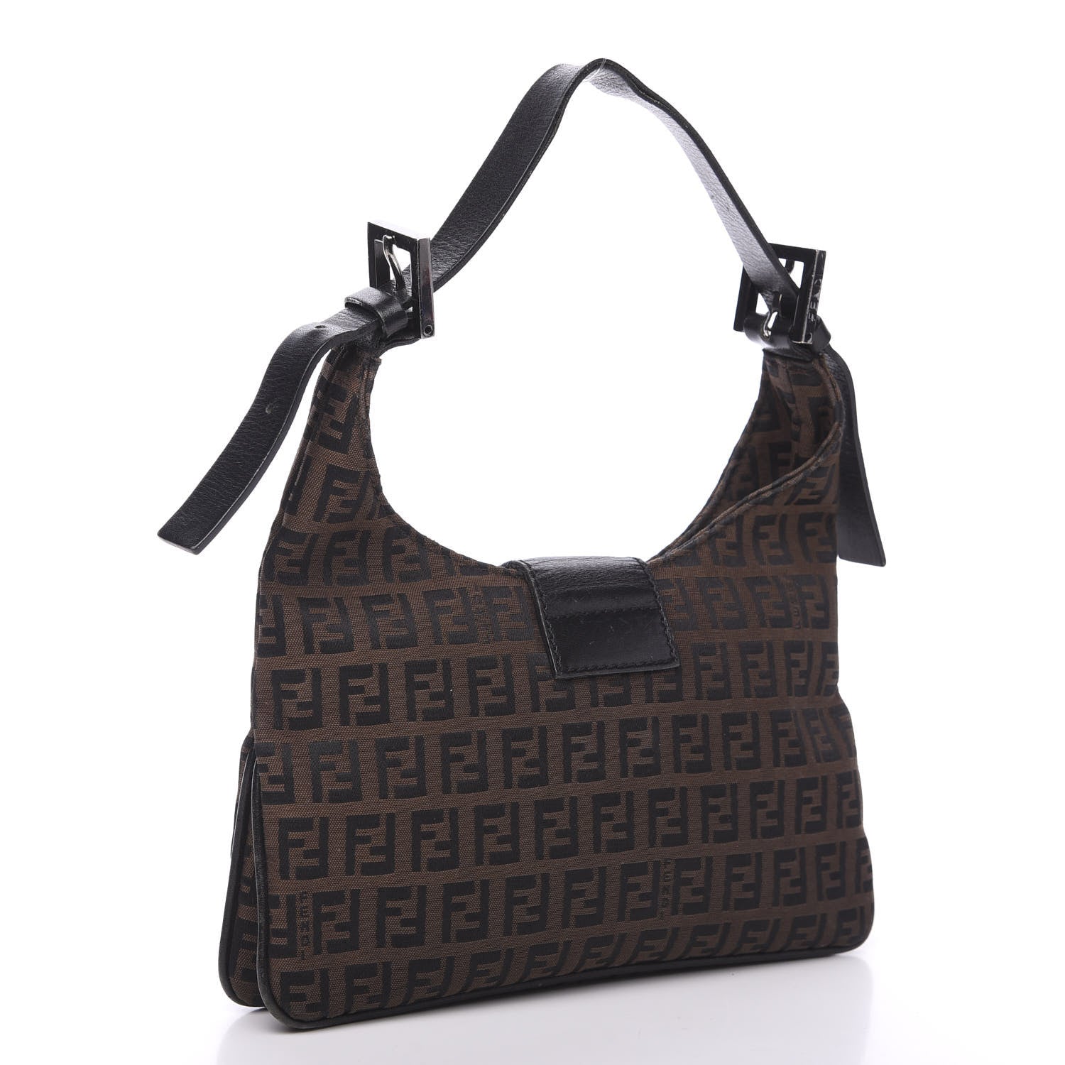 Fendi Zucchino Shoulder Bag Tobacco 2 of 10